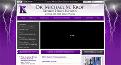 Desktop Screenshot of kropseniorhigh.org