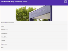 Tablet Screenshot of kropseniorhigh.org